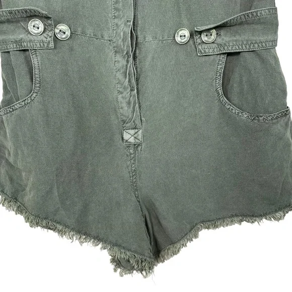 Young Fabulous & Broke River Run Raw Hem Romper - Picture 8 of 11